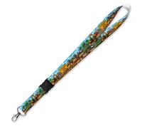 Ferocity Children's Lanyard Digger Construction Boys School Key Holder Safety Breakaway Buckle First Day of School Gift JCB Trucks Cranes Back to School 2026