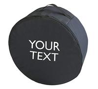 Ferocity Personalized Premium Strong Black wheel cover 17''- 22'' Size XXXL Tyre Bag Protector Transport Storage Bag with Handle with your texte [097]