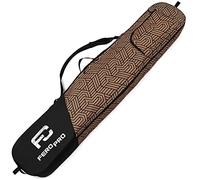Ferocity Premium Snowboard Bag Ski Bagpack 170 cm with Zippered Pocket and Shoulder Strap Wintersport Equipment Case Color Black Brown Geomteric [051]