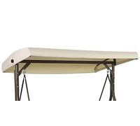 Ferocity Universal coloured replacement canopy for Garden Swing Cover Patio Hammock Cover Top Garden Outdoor size 118x188x20 cm Beige [101]