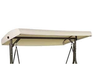 Ferocity Universal coloured replacement canopy for Garden Swing Cover Patio Hammock Cover Top Garden Outdoor size 118x188x20 cm Beige [101]