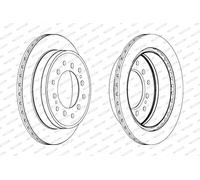 FERODO DDF1743C Brake disc