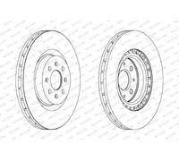 FERODO DDF1773C Brake disc