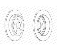 FERODO DDF1813C Brake disc