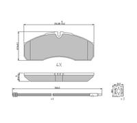 FERODO Brake Pads FVR1977 Renault Master II Maxi Phase 2 Van (2004->) 3
