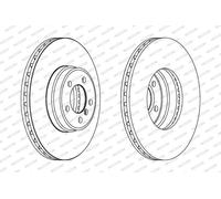 FERODO DDF1411C-1 Brake Disc Front Fits Land Rover Range Rover MK3 Rover