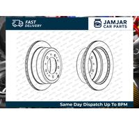 FERODO DDF1597C-1 Brake disc
