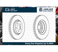 FERODO DDF1898C-1 Brake Disc Front Axle Fits Volvo S60 1 S80 1 V70 MK2