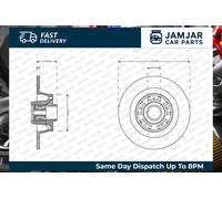 FERODO DDF3341C-1 Brake Disc Rear Axle Braking Fits Renault Megane 3 Coupe