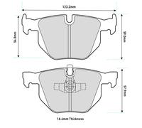 Ferodo DS2500 Rear Brake Pads For BMW E90 E92 330i 330d 335i 335d