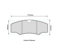 Ferodo DS3000 Front Brake Pads For Citroen Saxo 1.6 Challenge 1996> FRP218R