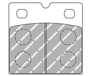 FERODO FDB108EF Brake pad set