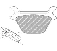 Ferodo Fdb2001p Platinum Road Semi-sintered Brake Pads Clear