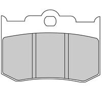 FERODO FDB2040ST Brake pad set