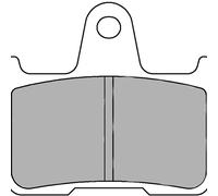 Ferodo Mid-Metallic Rear Brake Pad FDB2111EF Fits Yamaha SRX 600 1998-1999