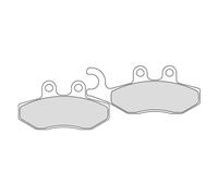 Brake Pad Set, disc brake FERODO FDB2142SM for Piaggio/Vespa Fly 50 2005-2005