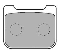 Ferodo Fdb2171p Platinum Road Semi-sintered Brake Pads Clear
