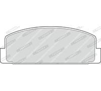 FERODO FDB372 Brake pad set