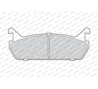 FERODO FDB654 Disc Brake Brake Pad Set Rear Fits Daihatsu Applause Hatchback
