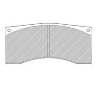 FERODO FRP1077R DS3000 PADS (MDB1697 @ 16MM)