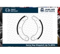 FERODO FSB51 Brake Shoe Set Rear Fits Citroen AMI Break Dyane Mehari Acadiane