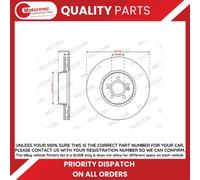 Ferodo Pair Brake Discs DDF1619C-1