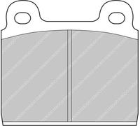 Brake pads FCP11H FERODO RACING for ALFA ROMEO MERCEDES-BENZ OPEL VW PORSCHE