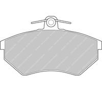 FERODO RACING FCP774H Brake pad set