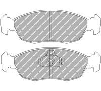 FERODO RACING BRAKE PAD SET DISC BRAKE FRONT CITROËN PEUGEOT 106 106 VAN 205 30