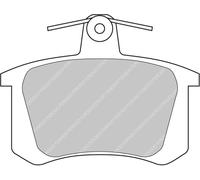 FERODO RACING BRAKE PAD SET DISC BRAKE REAR ALFA ROMEO AUDI FIAT LANCIA VW 100