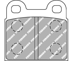 FERODO RACING BRAKE PAD SET DISC BRAKE REAR ALFA ROMEO AUTO UNION BMW DAF GLAS