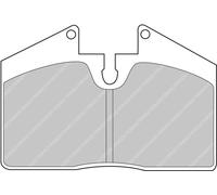 FERODO RACING BRAKE PAD SET DISC BRAKE REAR FERRARI LAMBORGHINI MASERATI PORSCH