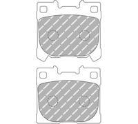 Ferodo Racing DS2500 Rear Brake Pads For Toyota Yaris GR 1.6 4WD FCP5262H-GR