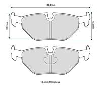 Ferodo Rear Race Motorsport Brake Pads - DS2500 Compound - FCP1301H