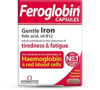 Feroglobin Iron Supplement Capsules Support Iron Defficiency, Anemia and Blood formation, boost Energy, Immunity and Vitality while reducing Fatigue and Tiredness