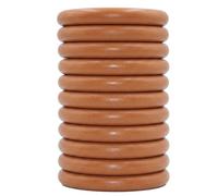 FeroniArt Discbound Planner Discs 11-Pack 32mm, Trend Color Plastic Rings Caramel, Compatible with Happy Planner Arc Atoma Standard Disc Notebooks