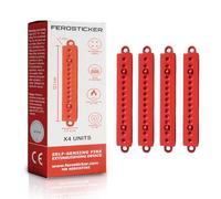 FEROSTICKER Small Automatic Fire Extinguisher - Non-Toxic, Compact & Maintenance-Free Household Fire Protection for Electric Boxes, Solar Generators, Vehicles, Lithium Batteries, Ship Cabins (4 Pack)