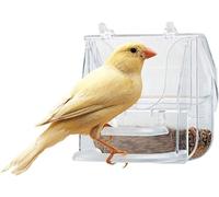 Ferplast 84522724 Pretty 4522 Acrylic Bird Feeding Bowl 9 x 9 x 9 cm Transparen