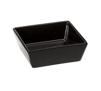 Ferplast Altair 14 Ceramic Bowl for Cats and Dogs, 14 x 14 x 5 cm, 0.5 Litre, Black