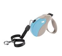 Ferplast Retractable Dog Lead Extendable Dog Leash AMIGO CORD M, Retractable cord, 5 m, max 25 kg, Light Blue