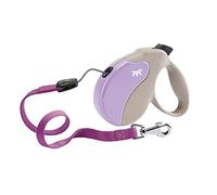 Ferplast Retractable Dog Lead Extendable Dog Leash AMIGO CORD M, Retractable cord, 5 m, max 25 kg, Lilac