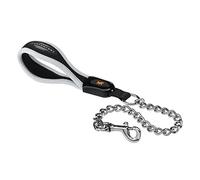 Ferplast Anti-bite Metal Dog Leash ERGOCOMFORT METAL, Ergonomic Handle, Soft padding, Length 65 cm.