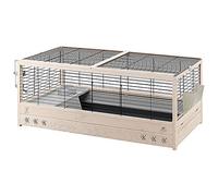 Ferplast Arena 120 Rabbit Wooden Cage, 125 x 64.5 x 51 cm, Black