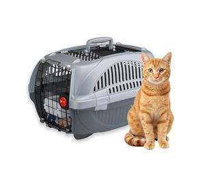 Ferplast Atlas 20 Deluxe Open Cat Carrier Dog Carrier, Secure and Practical, Durable, Open Top Design, Easy to Clean, Ideal for Travel, Pet Carrier up to 8 Kg. 57x37x33 cm.