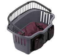 Ferplast Atlas Bike 20 Rapid Dog Bike Carrier, 47 x 35.5 x 34.5 cm, Grey