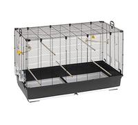 Ferplast Bird Cage Aviary PIANO 8 Large Cage for Birds, Canaries, Budgies, Finches, Loverbirds, Metal, Accessories Included Rotating Feeders Perches, 118 x 59 x h 75 cm.