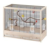 Ferplast Giulietta 6 Bird Wooden Cage, 81 x 41 x 64 cm, Black