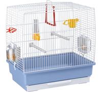 Ferplast Bird Cage Rekord 2 Cage for Birds, Canaries, Budgies, Finches, Metal,