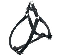 Ferplast Small Dog Harness EASY S, Adjustable Cat Harness, Easy to Wear, 35-53 cm. Black