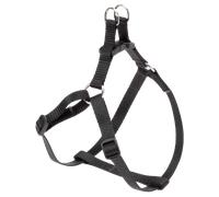 Ferplast Small Dog Harness EASY XXS, Adjustable Cat Harness, Easy to Wear, 28-38 cm. Black
